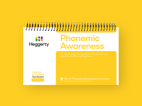 Heggerty Phonemic Awareness Curriculum | Primary Extension Print