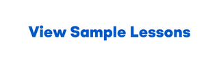 white box with blue text in bold font that says view sample lessons
